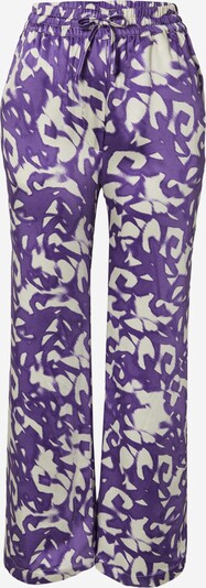 EDITED Pantalon 'Stina' en violet, Vue avec produit