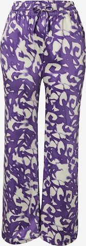 EDITED Flared Pants 'Stina' in Purple: front