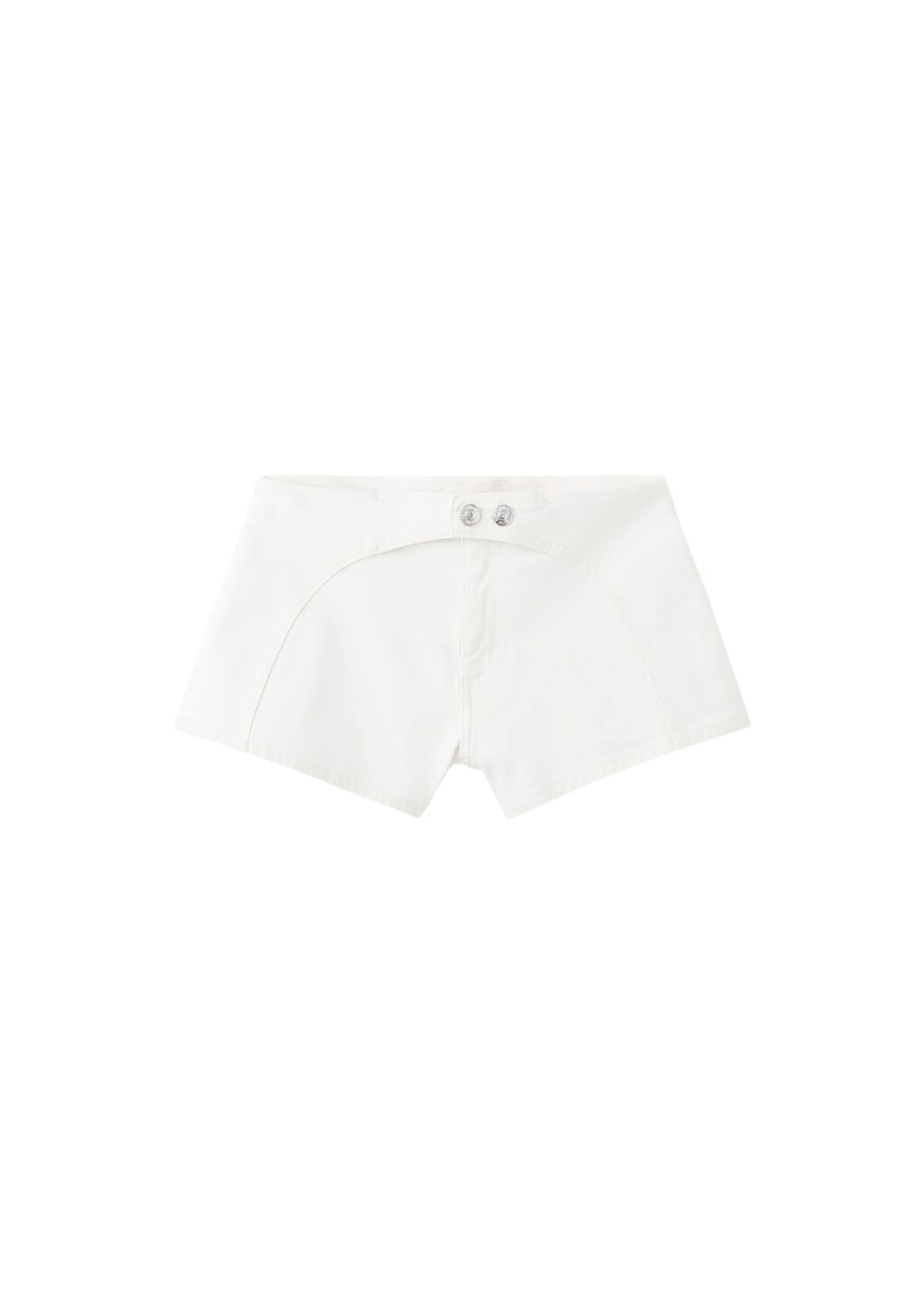 MANGO TEEN Shorts 'Marina' in white denim, Produktansicht