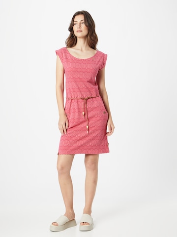 Robe 'TAGG' Ragwear en rose : devant