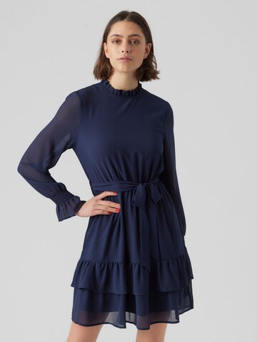 VERO MODA Jurk in Blauw: voorkant