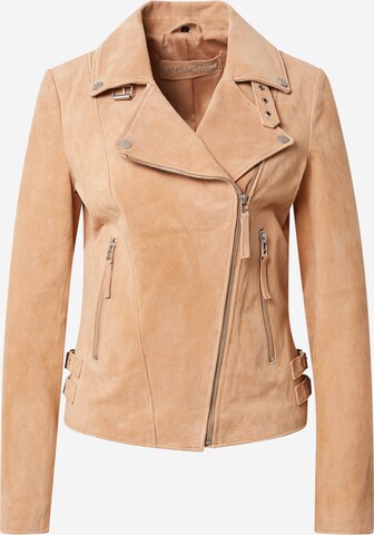 FREAKY NATION Between-Season Jacket 'Taxi Driver' in Beige: front