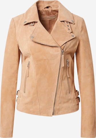 FREAKY NATION Between-season jacket 'Taxi Driver' in Beige: front