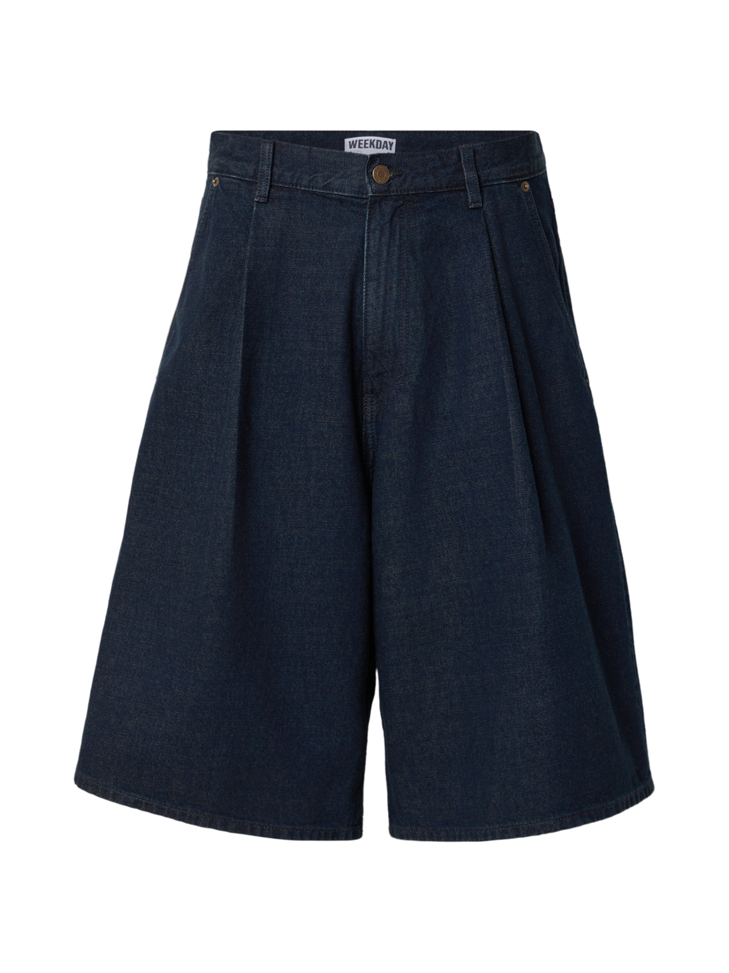 WEEKDAY Джинсы с плиссировкой в Джинсовый синий, Обзор товара