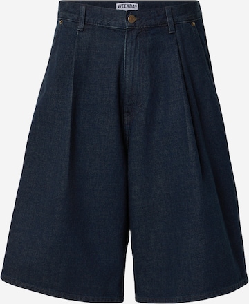 WEEKDAY Baggy Laskosfarkut värissä sininen: etupuoli