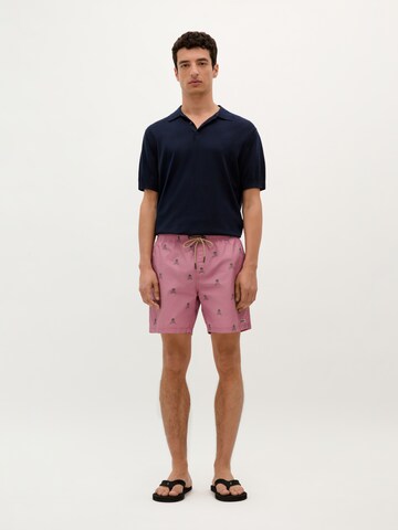 Shorts de bain ' ' Scalpers en rose : devant