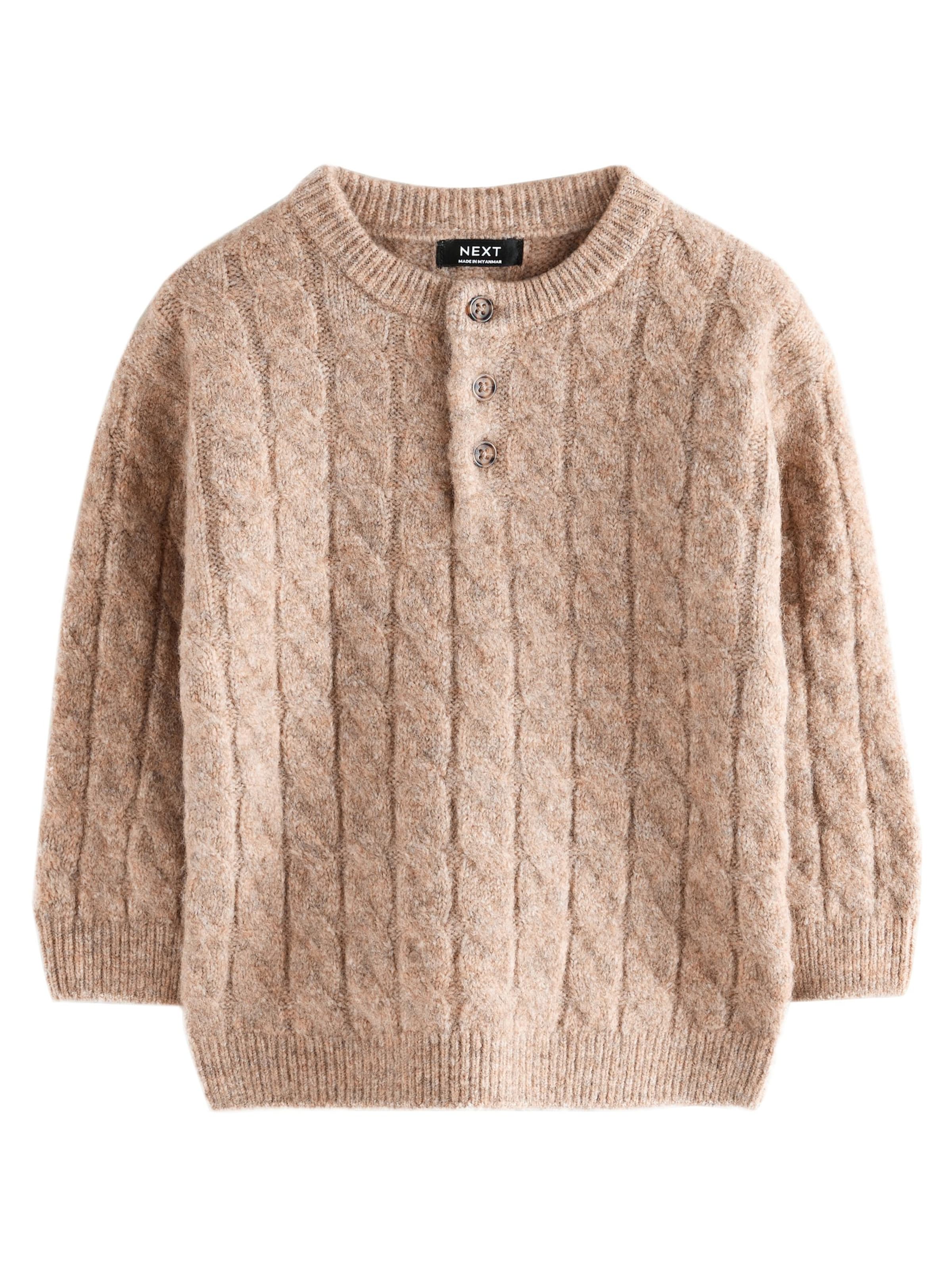 Next Pullover i beige: forside