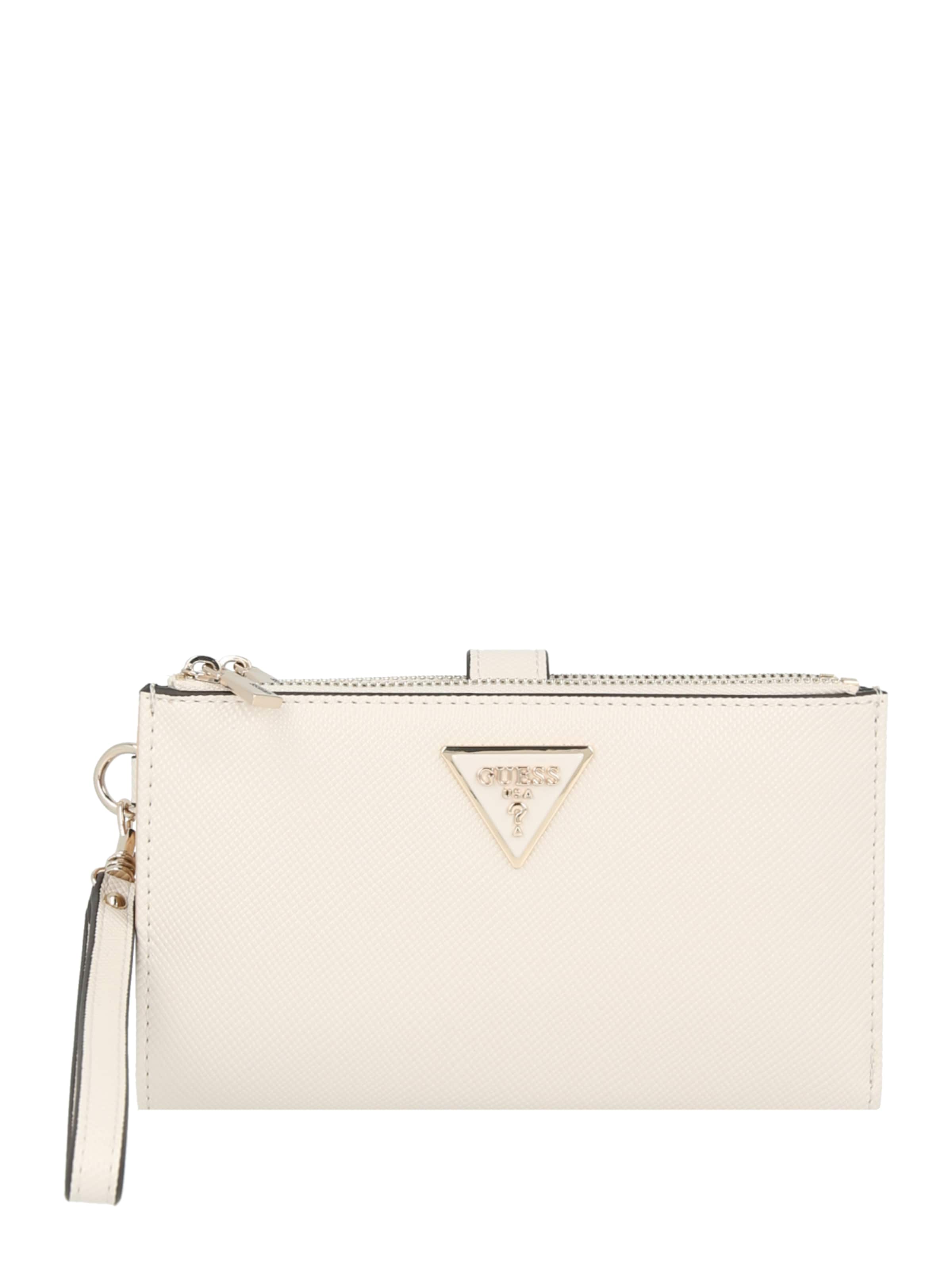 GUESS Портмоне 'Laurel II' в бежово: отпред