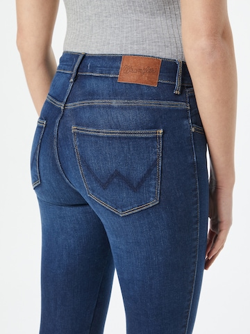 WRANGLER Slimfit Jeans i blå