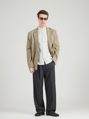 Lindbergh Regular fit Πουκάμισο 'Manderin' σε πράσινο