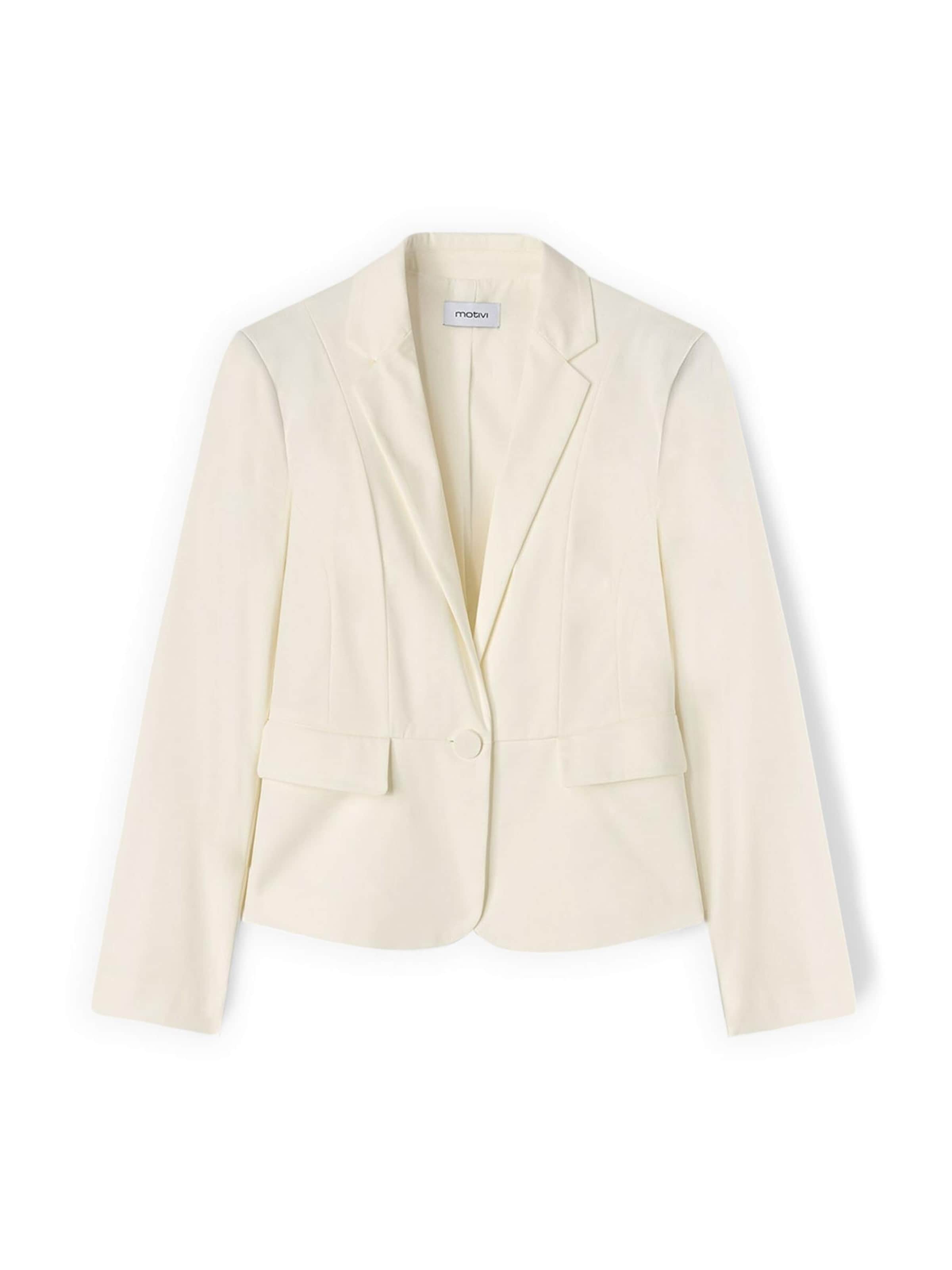 Blazer di MOTIVI in bianco: frontale