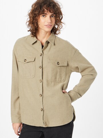 Veste mi-saison HOLLISTER en beige : devant