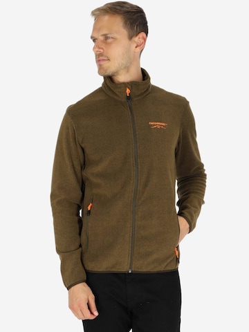 SWEDEMOUNT Funktionele fleece-jas 'Tromsö' in Groen