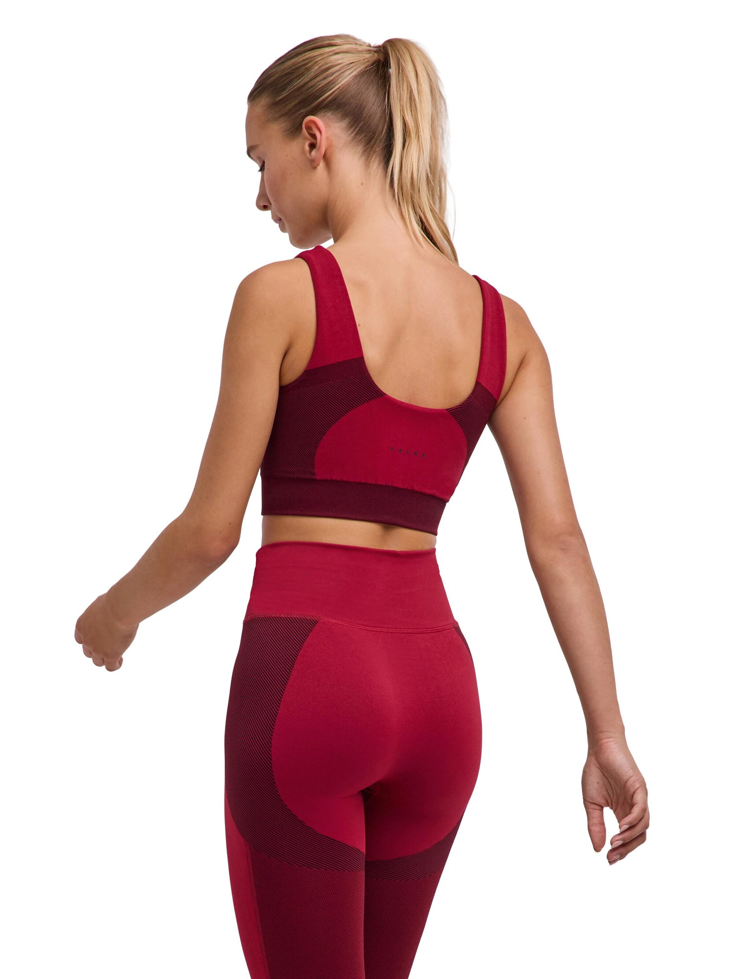 FALKE Bustier Sport-BH 'Seamless Shape'‌‌‌‌‌‌‌ in Rot