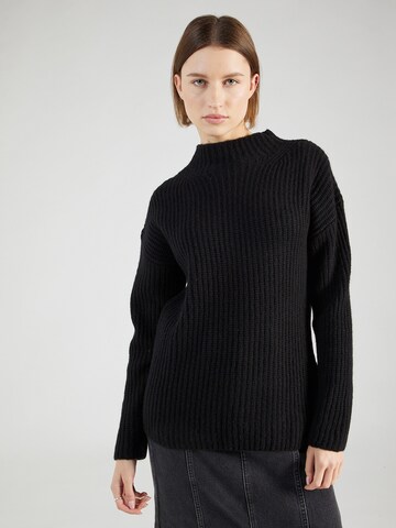 HUGO Sweater 'Sandrickyn' in Black: front