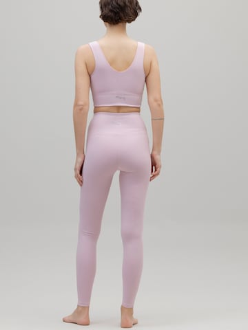 Skinny Leggings 'Ribbed' Hey Honey en rose
