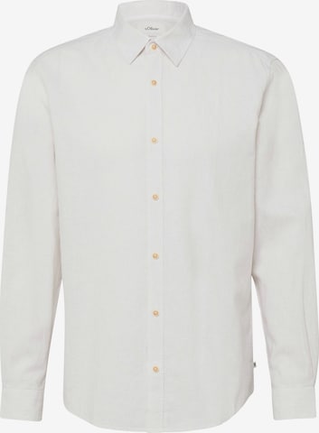 s.Oliver Hemd in Beige: Vorderseite