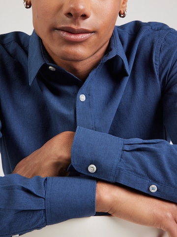 Coupe regular Chemise LERROS en bleu