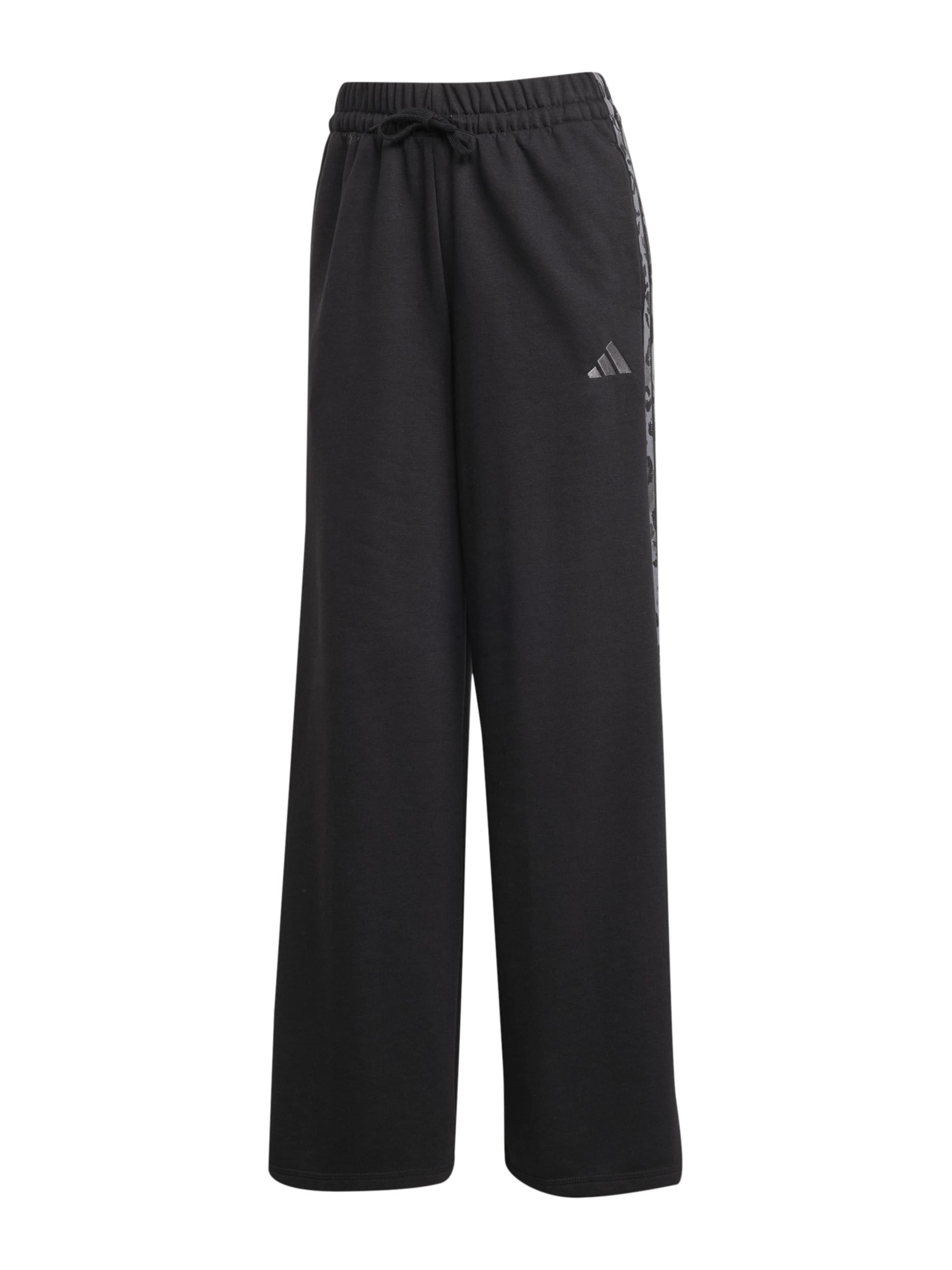 ADIDAS SPORTSWEAR Zvonové kalhoty Sportovní kalhoty – černá: přední strana