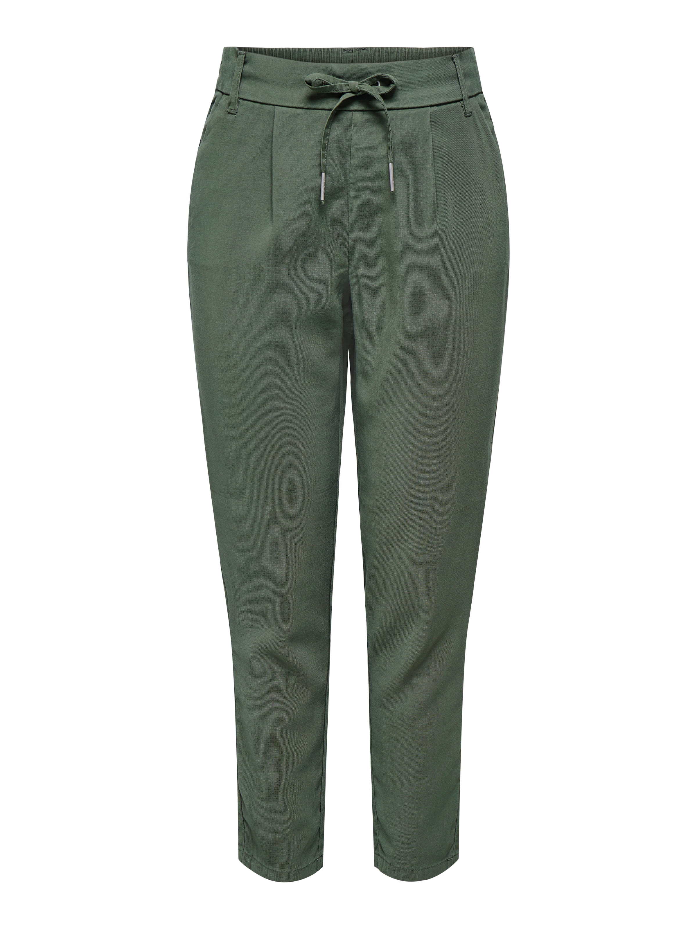 ONLY Pleat-front trousers 'ONLPOPTRASH ARIS' in Green: front
