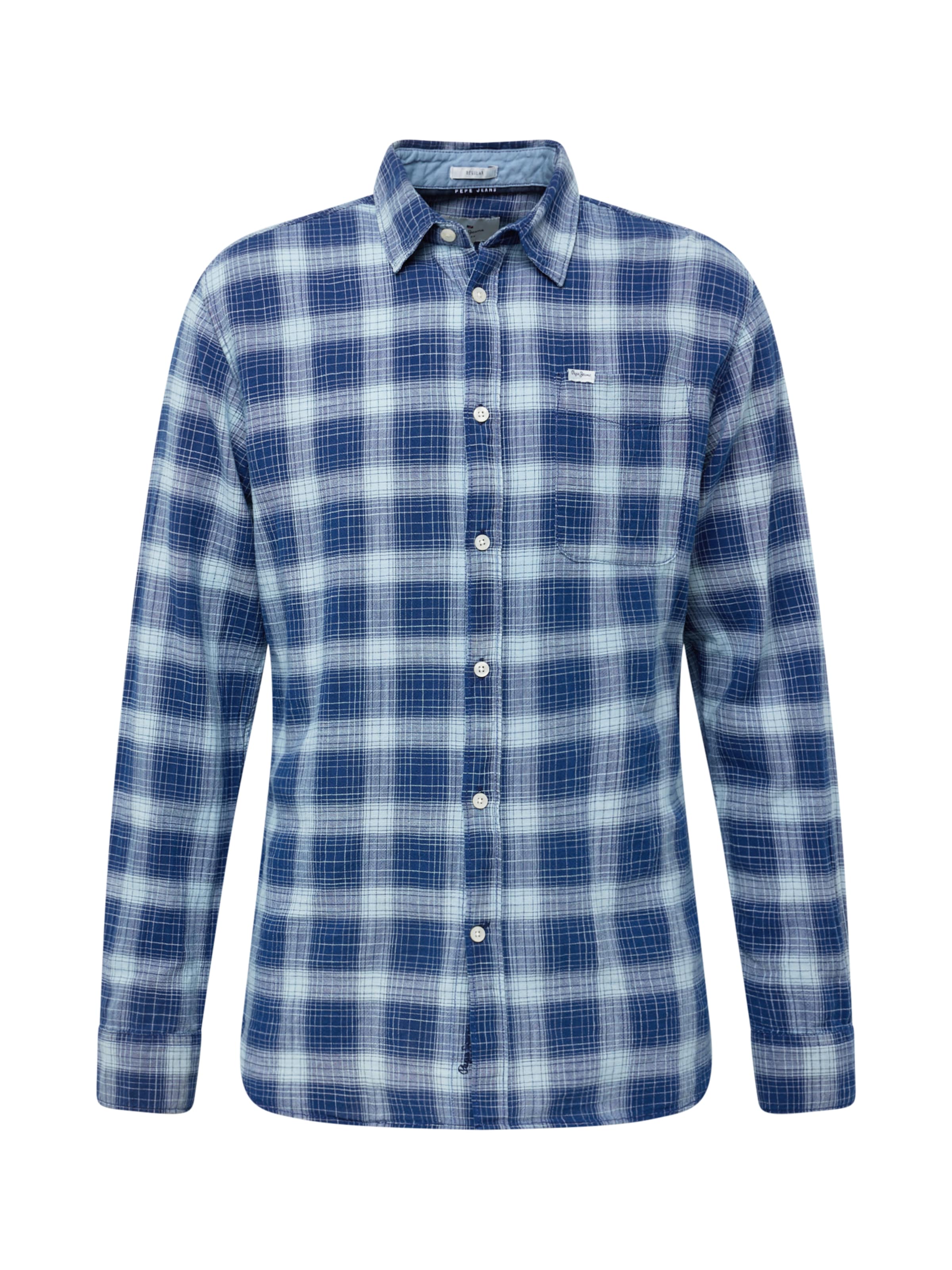 Pepe Jeans Regular Fit Hemd 'CLAUDE' in Blau: Vorderseite