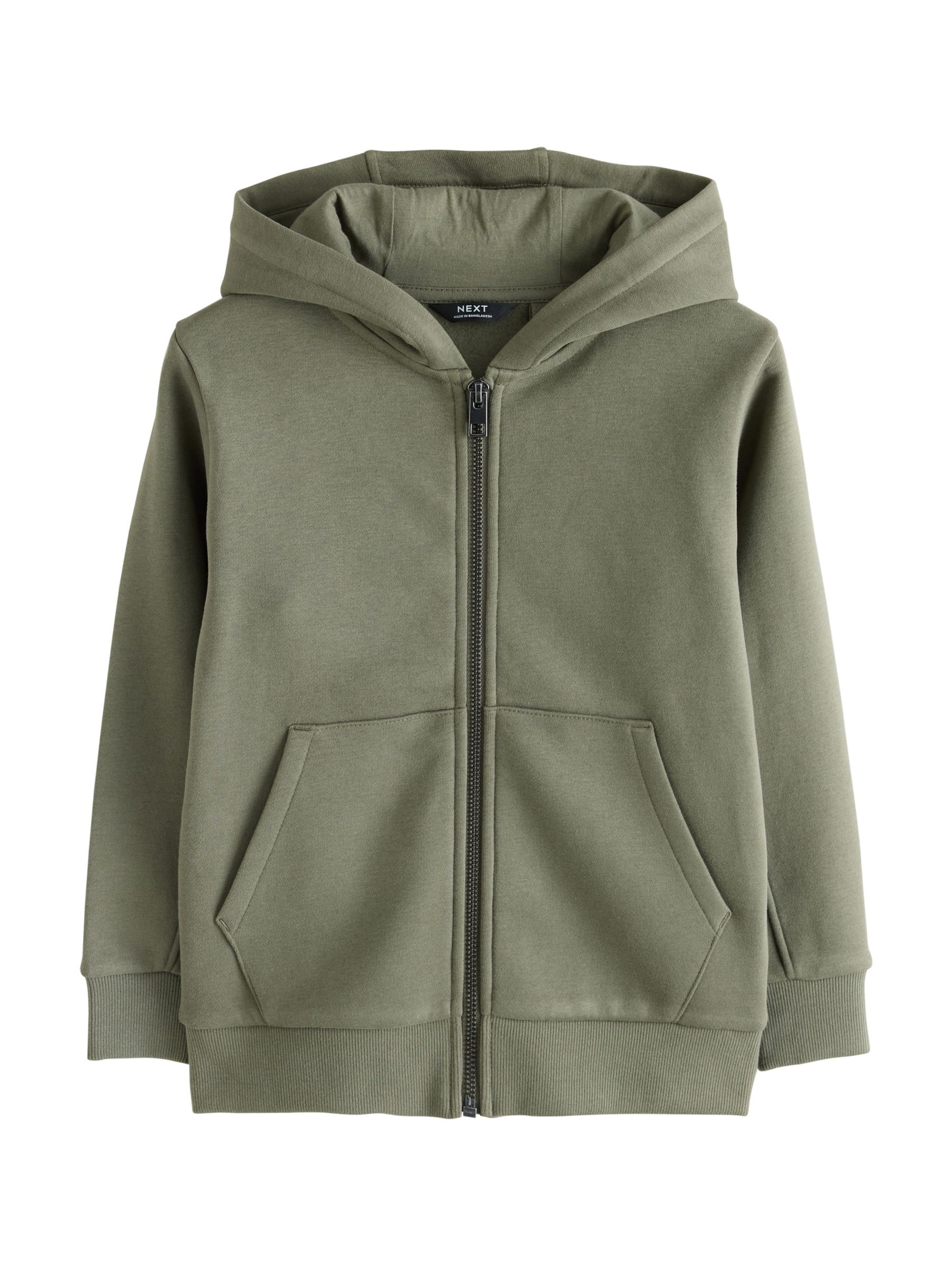 Next Sweatvest in Groen: voorkant