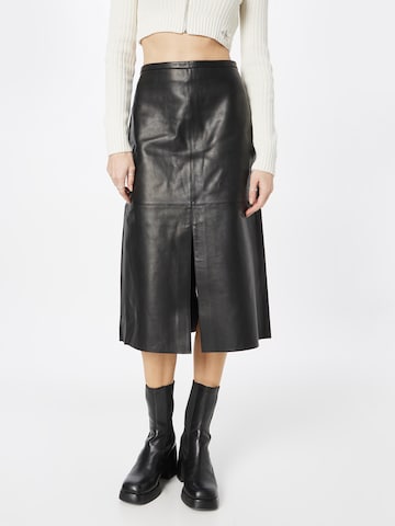 Calvin Klein Spódnica w kolorze czarny: przód