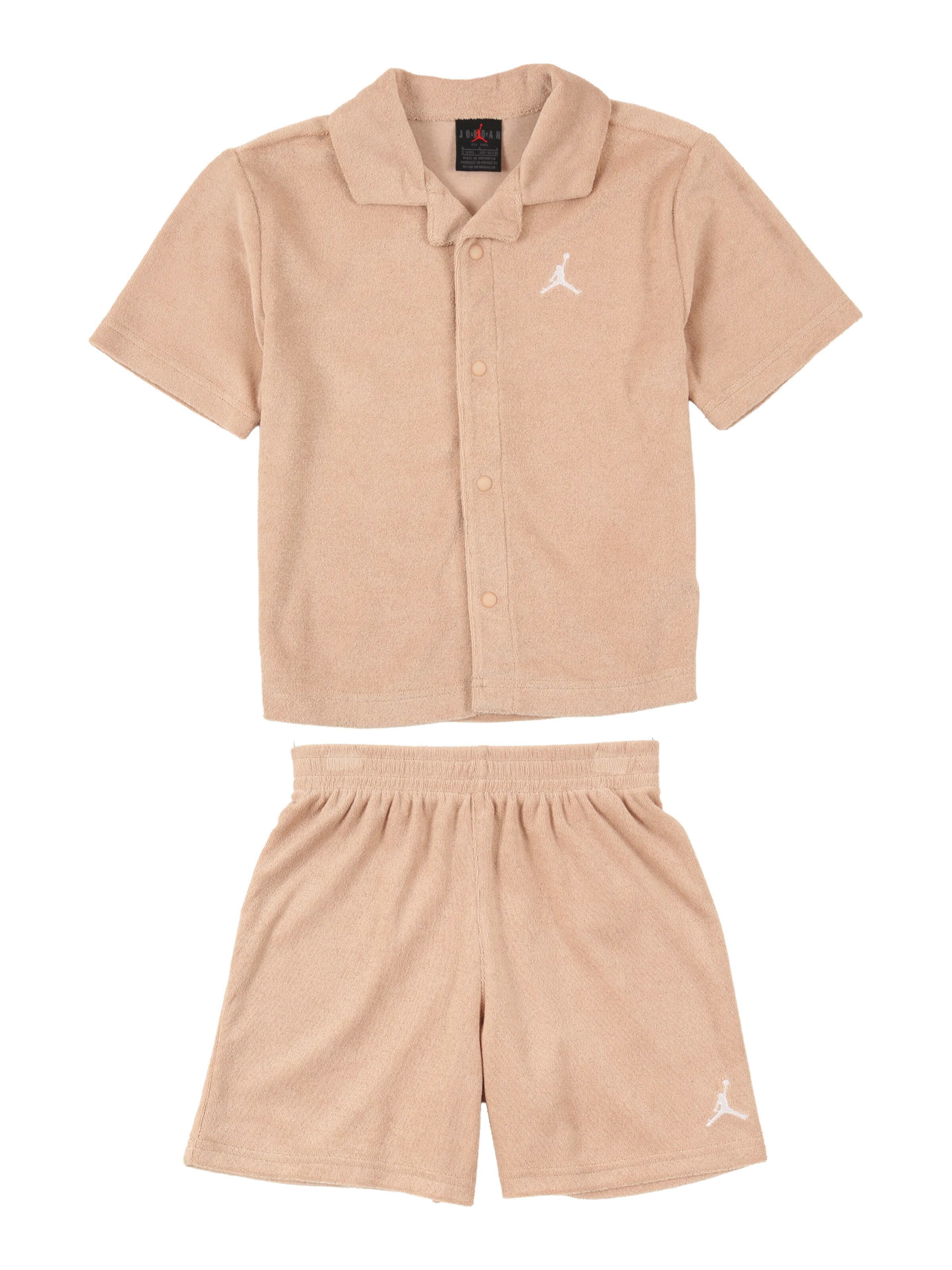 Jordan Sweatsuit in Beige: front