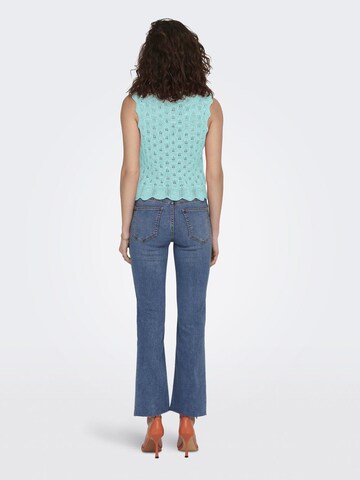 ONLY - Top de punto 'LUNA' en azul