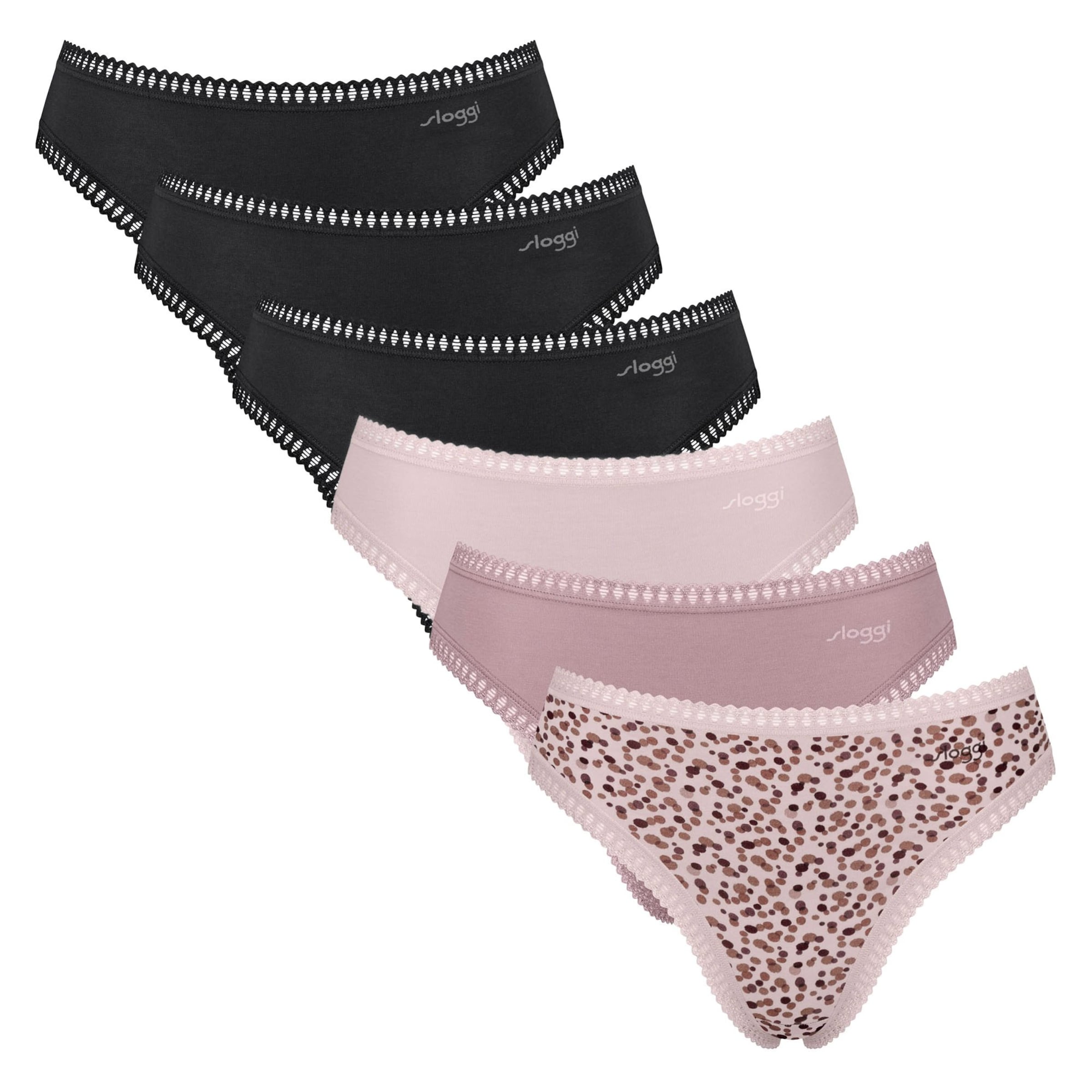 SLOGGI Slip in Mixed colours: front