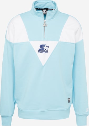 Starter Black LabelSweater majica - plava boja: prednji dio