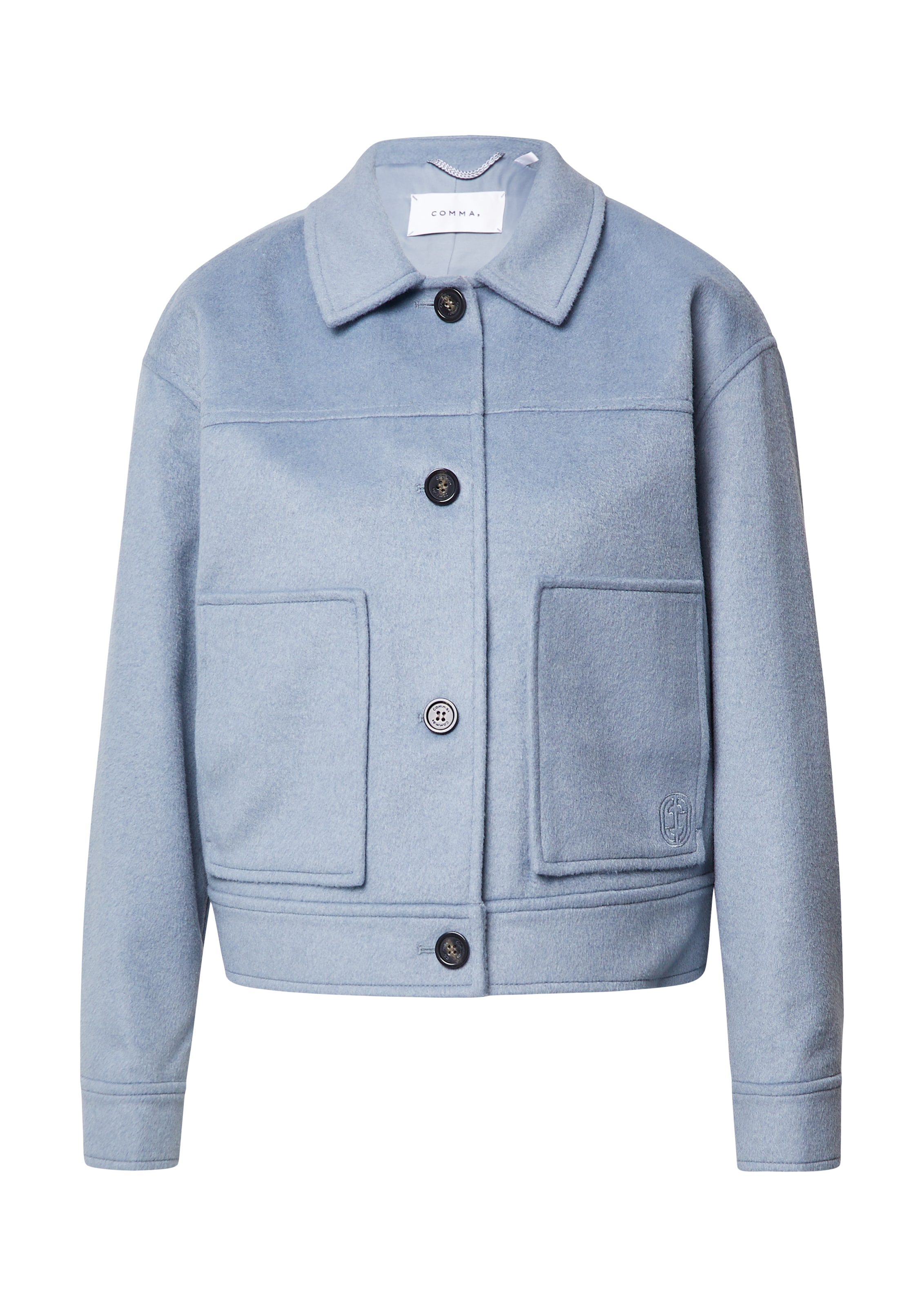 COMMA Between-Season Jacket in Blue: front
