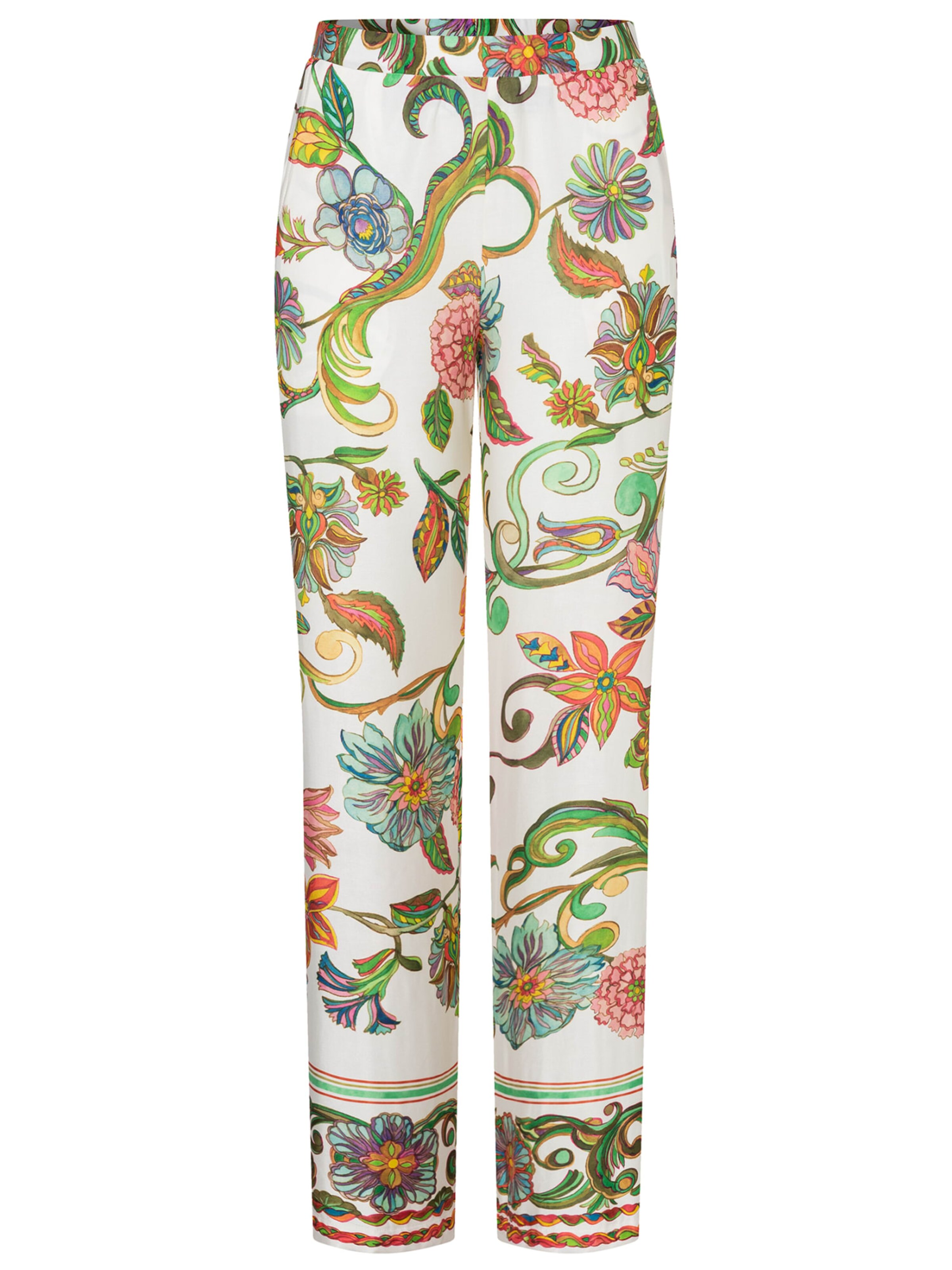 Ana Alcazar Regular Pants ' Donia ' in Green: front