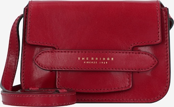 The Bridge Crossbody Bag in Red: front