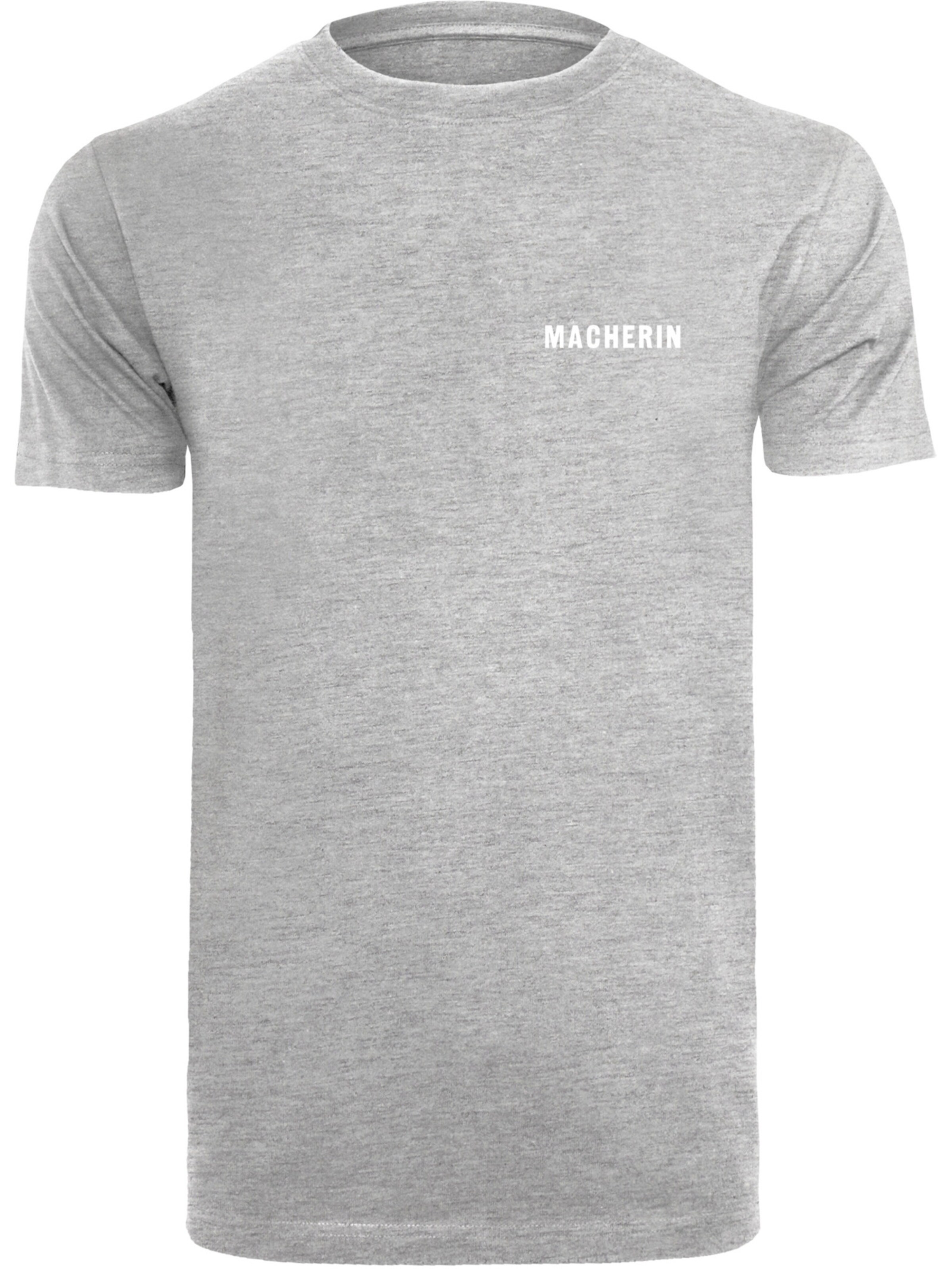 T-Shirt 'Macherin' F4NT4STIC en gris : devant