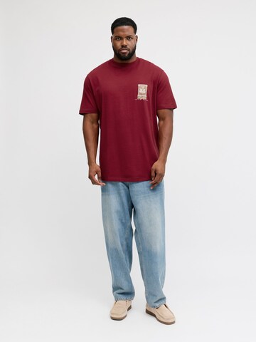 T-Shirt Jack & Jones Plus en rouge