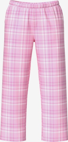 Ulla Popken Pyjamabroek in Roze: voorkant