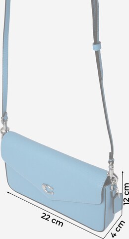 COACH - Mala de ombro em azul