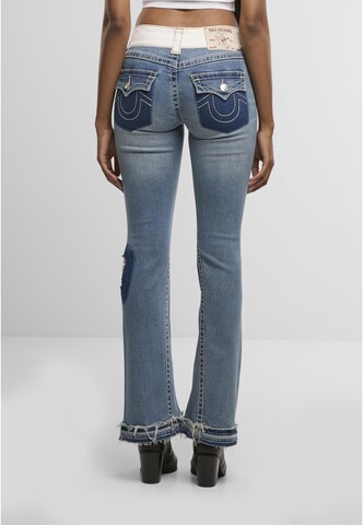 True Religion Regular Jeans 'Rip Repair Joey Mr Flare' in Blau