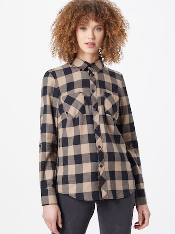 Urban Classics Blouse in Brown: front