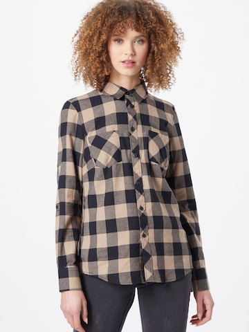 Urban Classics Blouse in Bruin: voorkant