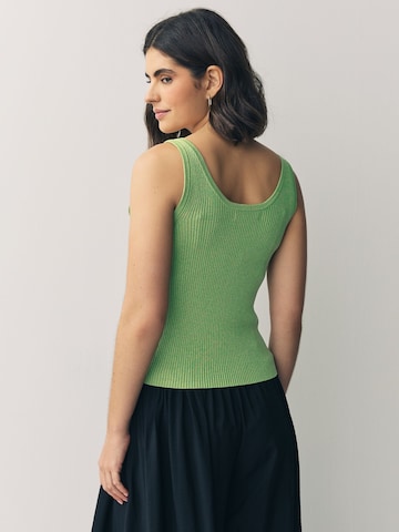 Next Top z naramnicami | zelena barva