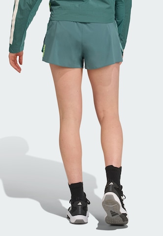 ADIDAS PERFORMANCE Slim fit Workout Pants 'Adizero 3' in Green