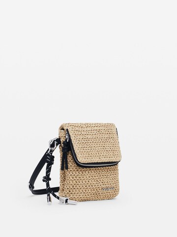 Desigual Θήκη κινητού τηλεφώνου 'Raffia' σε μπεζ