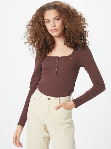 Abercrombie & Fitch Shirt in Brown: front