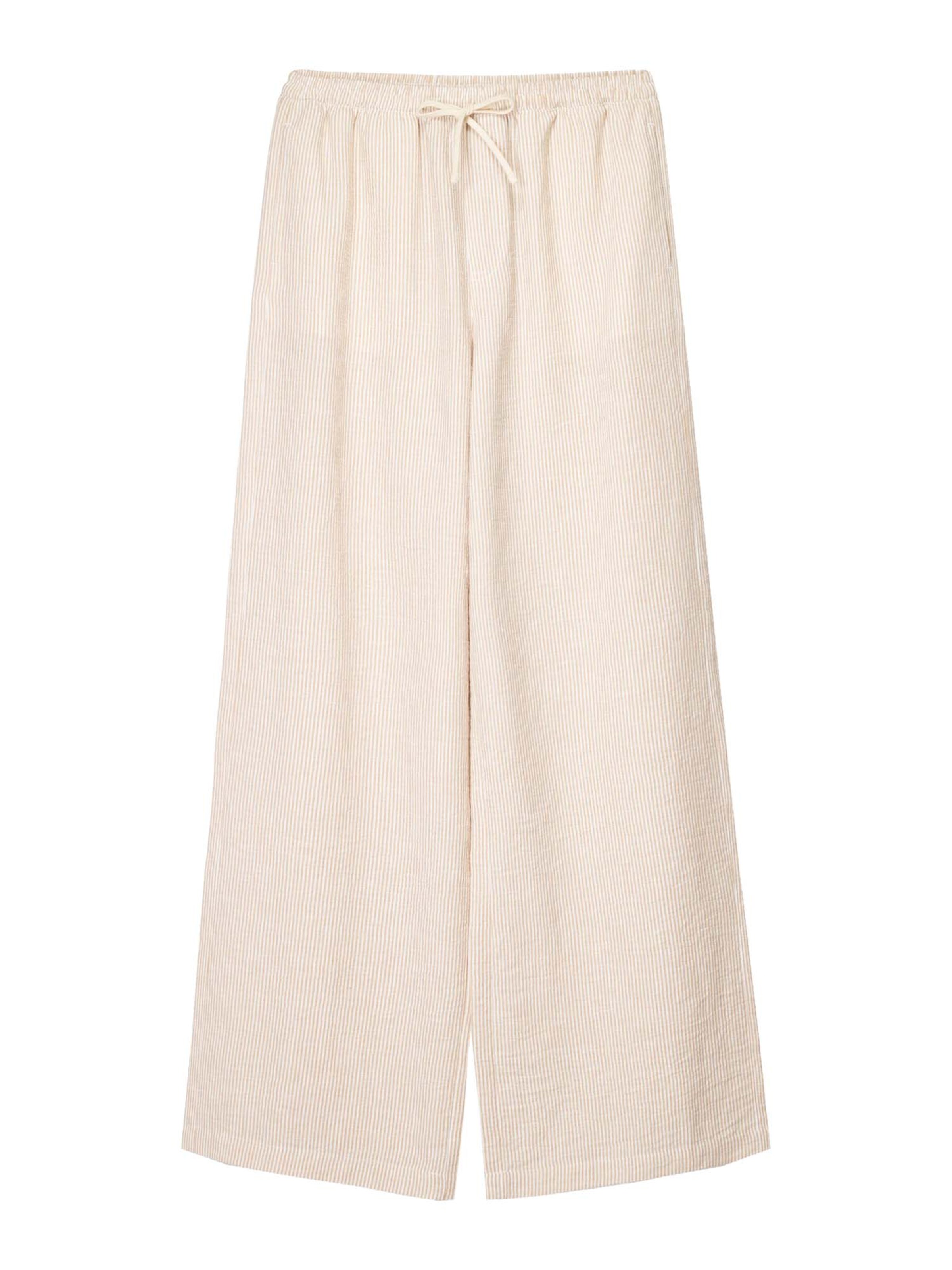 Bershka Trousers in Sand / Off white, Item view
