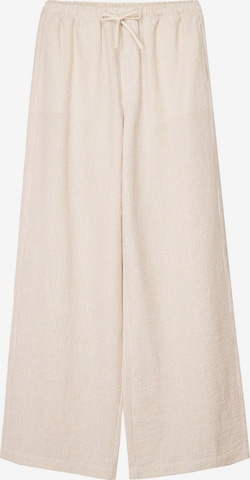 Bershka Панталон в бежово: отпред