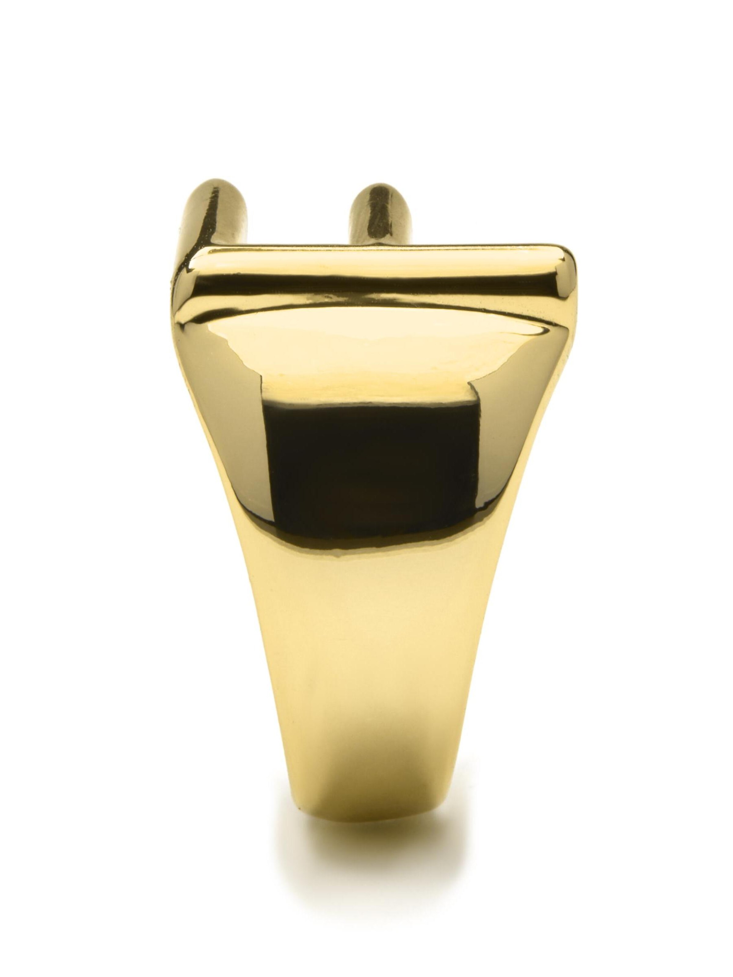 Luxenter Ring 'Alphabet F' in Goud