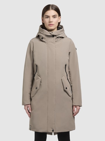 khujo Vinterfrakke 'Charlyn5' i beige: forside