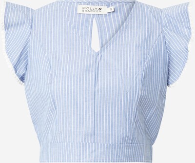 Molly BRACKEN Haut 'STAR' en bleu clair / blanc, Vue avec produit